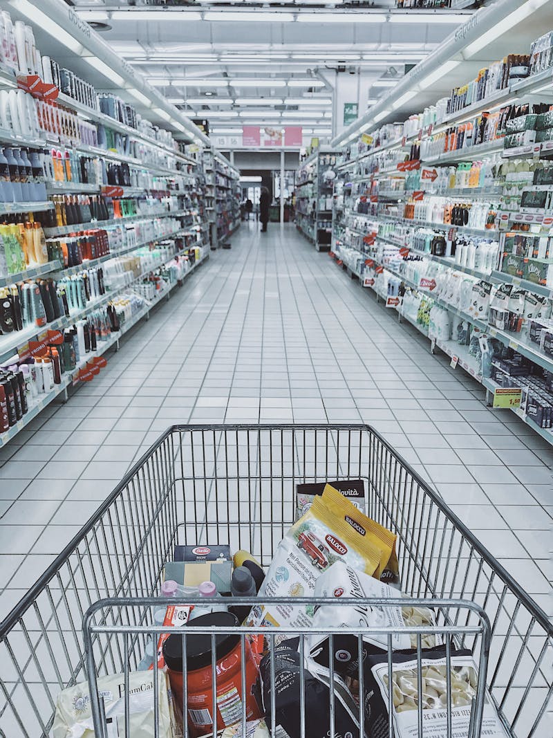 Branded consumer products with custom labels for export markets